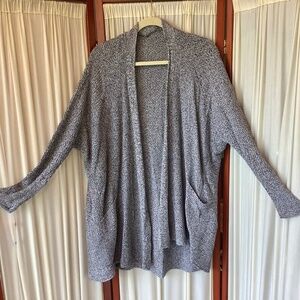 Express Women’s Gray Knit Open Cardigan Size Medium